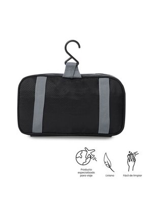 Organizador De Baño Para Viaje Oasis Negro