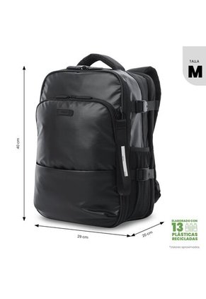 Morral De Viaje Mediano Trip Negro