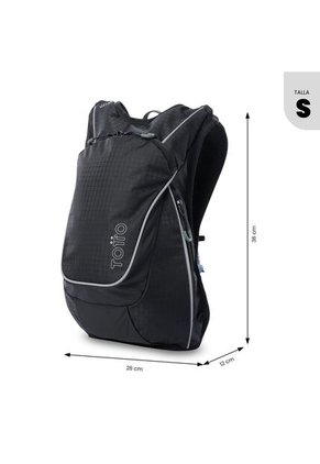 Morral Outdoor Hidratante Summit 12 Pequeño Negro