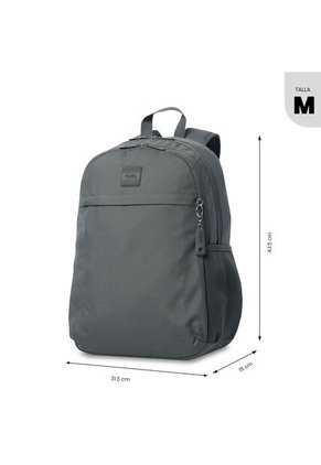 Morral Universitario Becky Porta PC 14" Gris Unisex