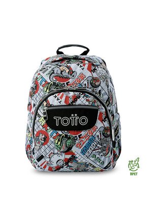 Morral Juvenil Porta PC 13" Gommas Gris