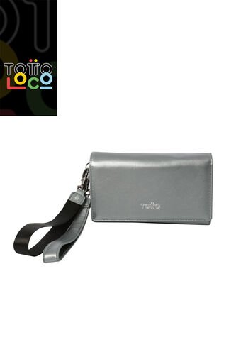 Billetera Style Don Con RFID Blocker Gris Totto