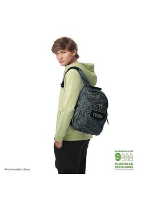 Morral Juvenil Porta PC 13" Gommas Gris