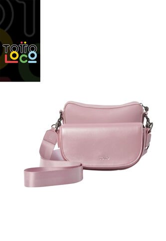 Set X 2 Bolsos Para Mujer Style Tipo Crossbody Pequeño Rosado Totto