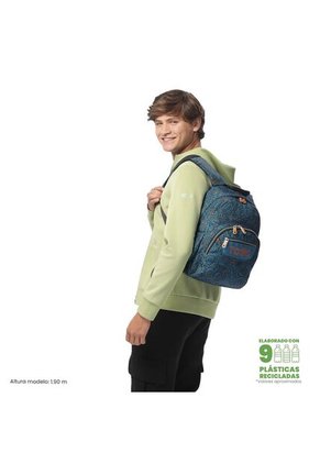 Morral Juvenil Porta PC 13" Gommas Azul
