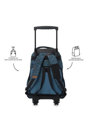 Maleta Para Niño Con Ruedas Porta PC 15.4" Renglón Azul