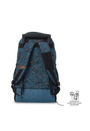 Maleta Para Niño Con Ruedas Porta PC 15.4" Renglón Azul