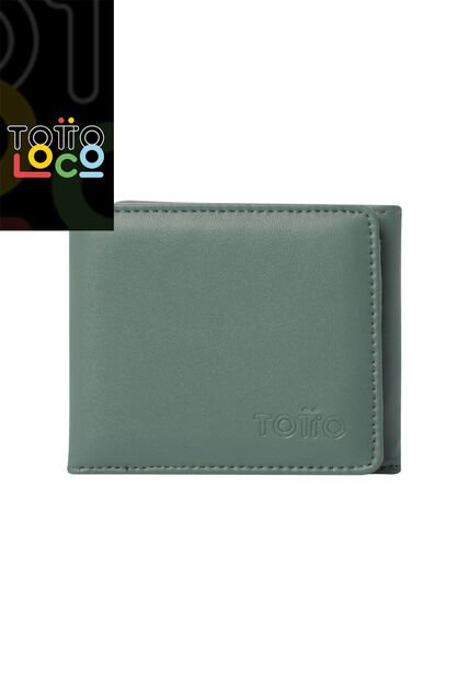 Billetera Ermatto Con RFID Blocker Verde