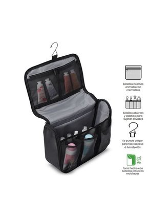 Organizador De Baño Para Viaje Weekender Negro
