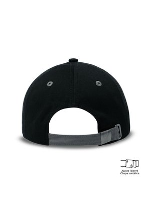 Gorra Beisbolera Pompe Color Negra/Gris