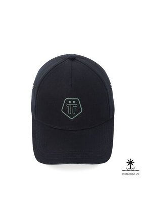 Gorra Beisbolera Totto Plus 2.0 Con Filtro UV Negro