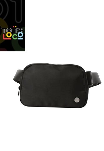 Riñonera Para Mujer Freya Negra Totto