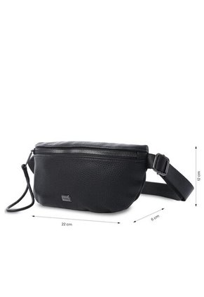 Riñonera Para Mujer Smooth Color Negra