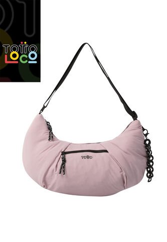 Bolso Banana Bag Para Mujer Escandinavia Mediano Rosado Totto