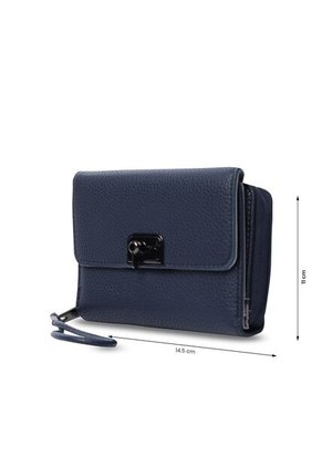 Billetera Para Mujer Smooth Cri Con RFID Blocker Azul