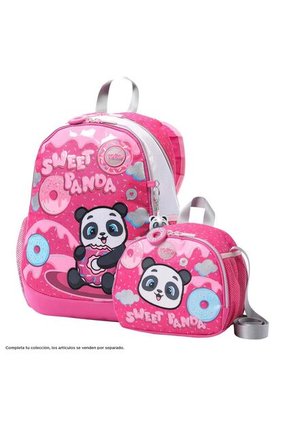 Lonchera Para Niña Sweet Panda Rosada