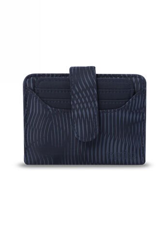 Billetera Para Mujer Texture Dull Con RFID Blocker Azul Totto