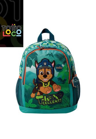Morral Escolar Para Niño Paw Patrol Mediano Verde Totto
