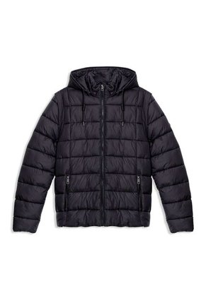 Chaqueta Acolchada Para Hombre Atlantida 2 En 1 Negra