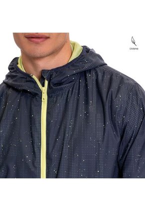 Chaqueta Para Hombre Casual Ice Print 2.0 Azul