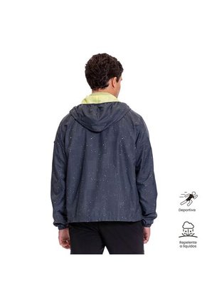 Chaqueta Para Hombre Casual Ice Print 2.0 Azul