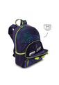 Morral Para Niño Dino Rock Mediano Azul - Edición Especial de Totto