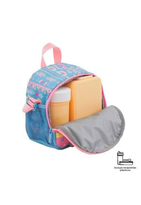 Lonchera Para Niña Llama Azul