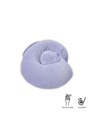 Almohada De Viaje Memory Foam Jet Pillow Morada
