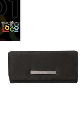 Billetera Adelaide 2 Con RFID Blocker Negra Totto