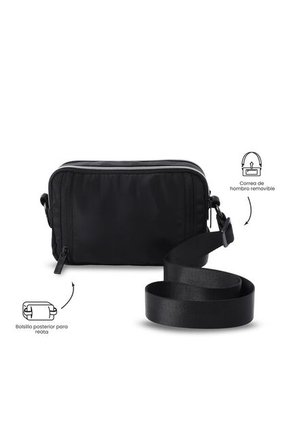 Bolso Para Mujer 2 En 1 Funty 3.0 Pequeño Negro