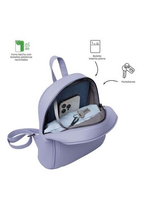 Morral Pequeño Para Mujer Smooth Morado