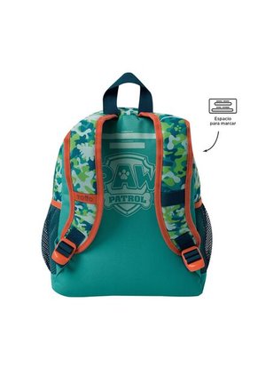 Morral Escolar Para Niño Paw Patrol Mediano Verde