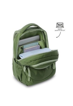 Morral Universitario Porta PC 15.4" Luciano 2.0 Verde Hombre