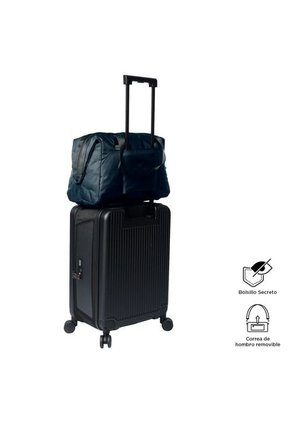 Tula De Viaje Weekender Mediana Color Azul