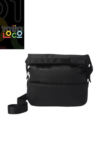 Bolso Para Hombre Deploy Crossbody Negro Totto