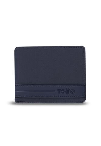 Billetera Para Hombre Vlideri 3.0 Con RFID Blocker Azul Totto