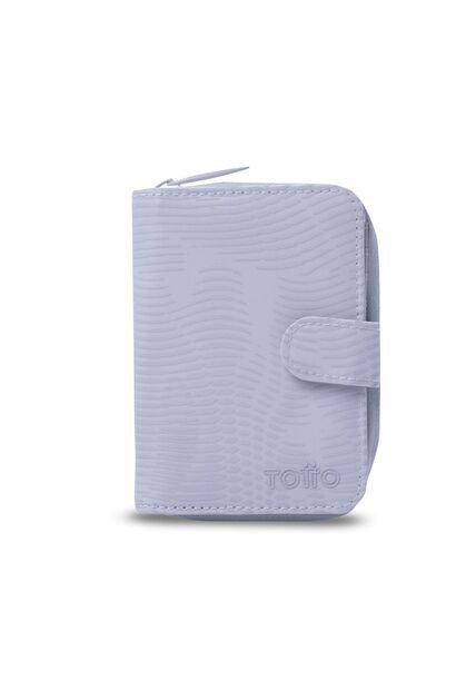 Billetera Para Mujer Texture Twi Con RFID Blocker Morada