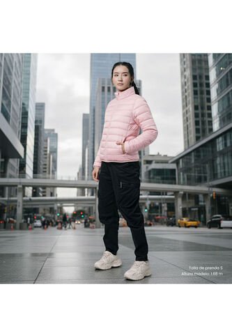 Chaqueta Acolchada Para Mujer Colora Rosada Totto