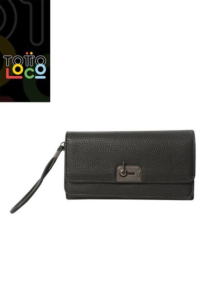 Billetera Smooth Sub Con RFID Blocker Negra