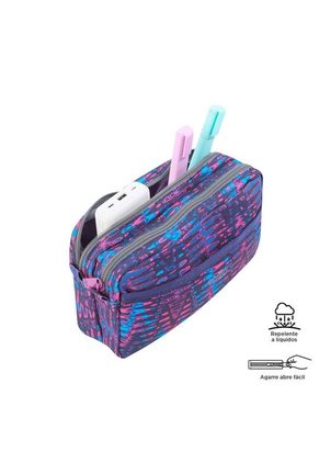 Cartuchera Mujer Docia Azul