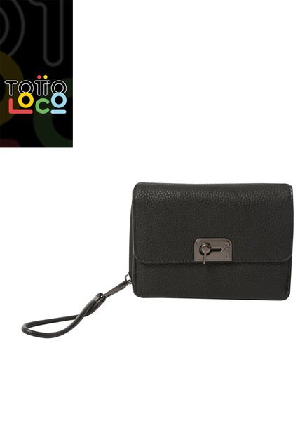 Billetera Smooth Cri Con RFID Blocker Negra