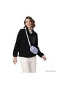 Bolso Para Mujer Bombo Tipo Crossbody Pequeño Morado de Totto