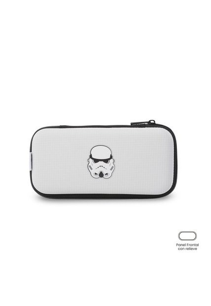 Cartuchera Escolar Termoformada Para Niña Storm Trooper Imperial Blanca