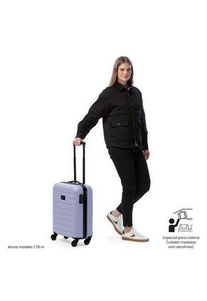 Maleta De Cabina 10 Kg Harbor Morado Para Mujer Totto