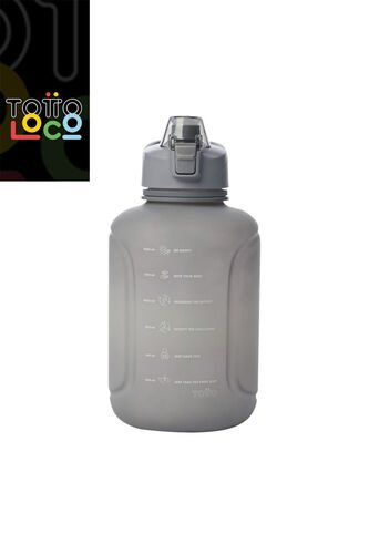 Botilito De Agua Motivación 1500 Ml Gris Totto
