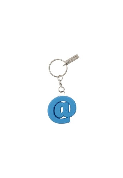 Llavero De Goma Abc Color Azul
