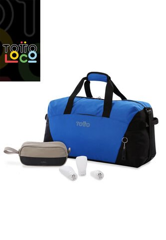Kit De Viaje Tula Active Pro Pequeña + Organizador De Baño Trip Totto