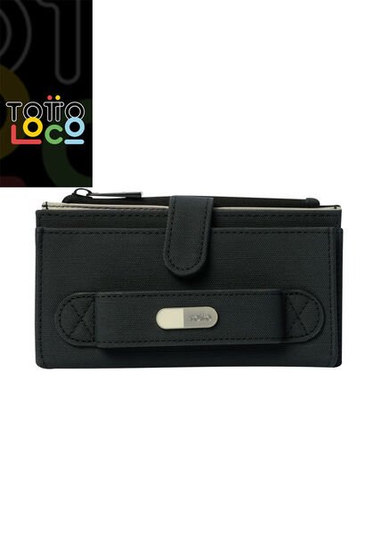 Billetera Dull L Con RFID Blocker Negra