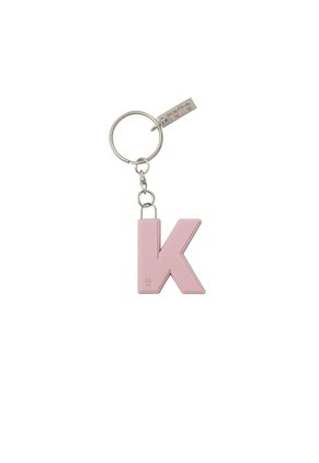 Llavero De Goma Abc Color Rosado