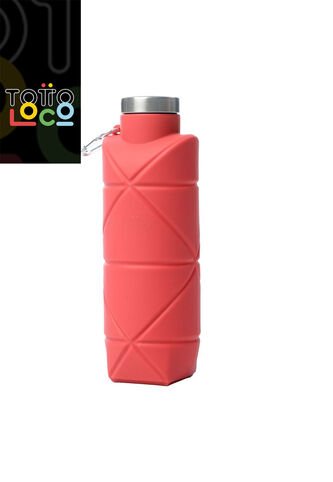 Botilito Plegable Origami 650 Ml Rojo Totto